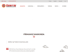 Tablet Screenshot of ozenistarimmak.com